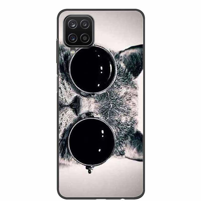 For Samsung A12 Case Marble Soft Silicone Back Case for Samsung Galaxy A12 GalaxyA12 Nacho A 12 SM-A125 Phone Cover Coque Fundas