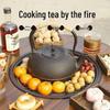 UOSUUOSU Outdoor Carbon Steel Folding Hearth Tea Table