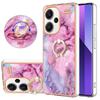 YB IMD Series-17 Style-E For Xiaomi Redmi Note 13 Pro+ 5G Case Electroplating Kickstand Phone Cover
