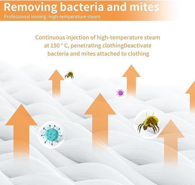 Dual-Mode Rotating Steam Iron for Dorms & Homes