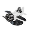 Solar Airplane Car Ornament Multifunctional Solar Powered 360-Degree Rotating Car Dashboard Airplane Ornament