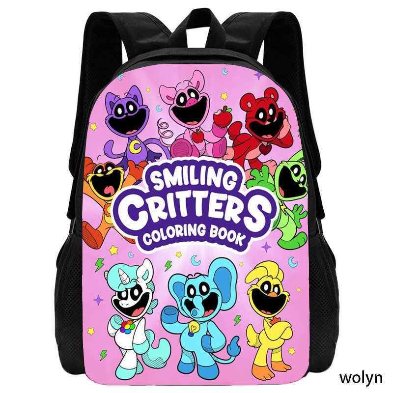 Smiling Critters Poppy's Spielzeit Kapitel 3 Vollständige lächelnde Tier-Schultasche