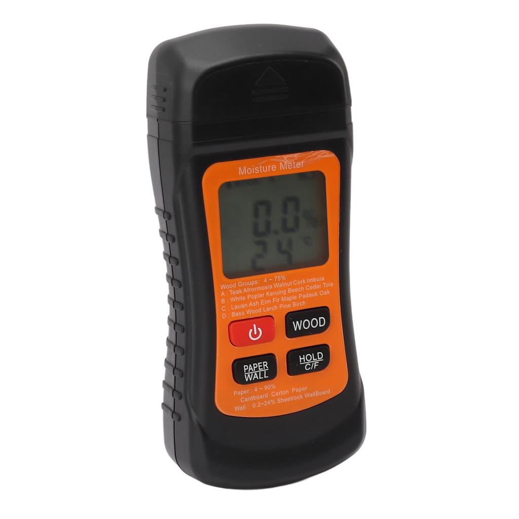 Digital Pin Type Wood Moisture Meter Wood Moisture Tester with Backlight Function for Firewood