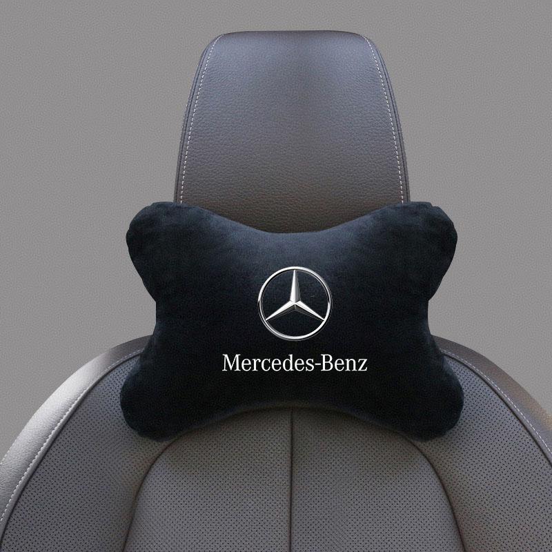 Soft Car Seat Belt Shoulder Pads Safety Headrest Neck Pillow Suit For Mercedes Benz A B C E S Class CLA CLS SLK GLA GLC GLB GLK