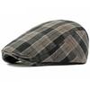 Ht4973 Berets New Spring Autumn Hats For Men Women Artist Painter Plaid Beret Hat Male Female Ivy Flat Cap Octagonal Beret Caps