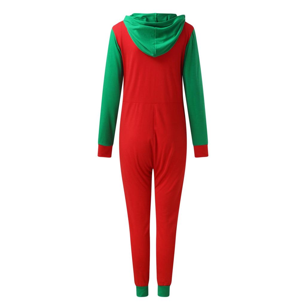 Conjunto de Pijama Mono Navideño Europeo y Americano a Juego para Padres e Hijos para Mujer 2023.