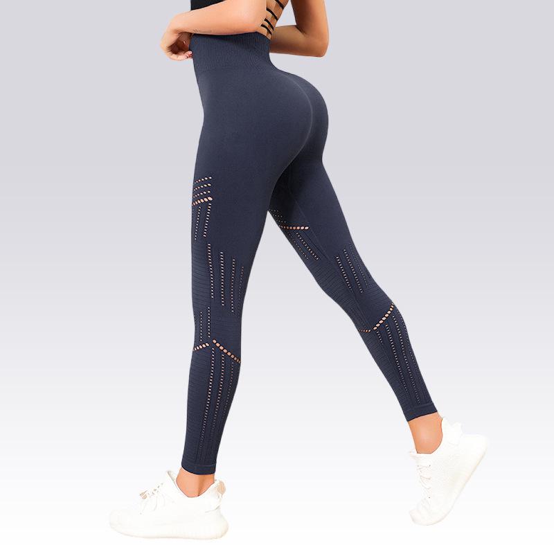 2025 Seamless High Waist Mesh Yoga Pants - Women's Fitness Leggings