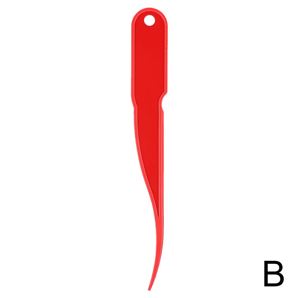 

1 шт., пластиковый инструмент для чистки креветок, инструмент для чистки креветок, чистка креветок, чистка креветок для кухни Y9M4 Red-1pcs