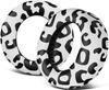 SOULWIT Ear Pads and Cushions for Sony PULSE 3D PlayStation 5 Compatible Soft Protein Leather and Snow Leopard Print (PS5 CFI-ZWH1J) Headset,