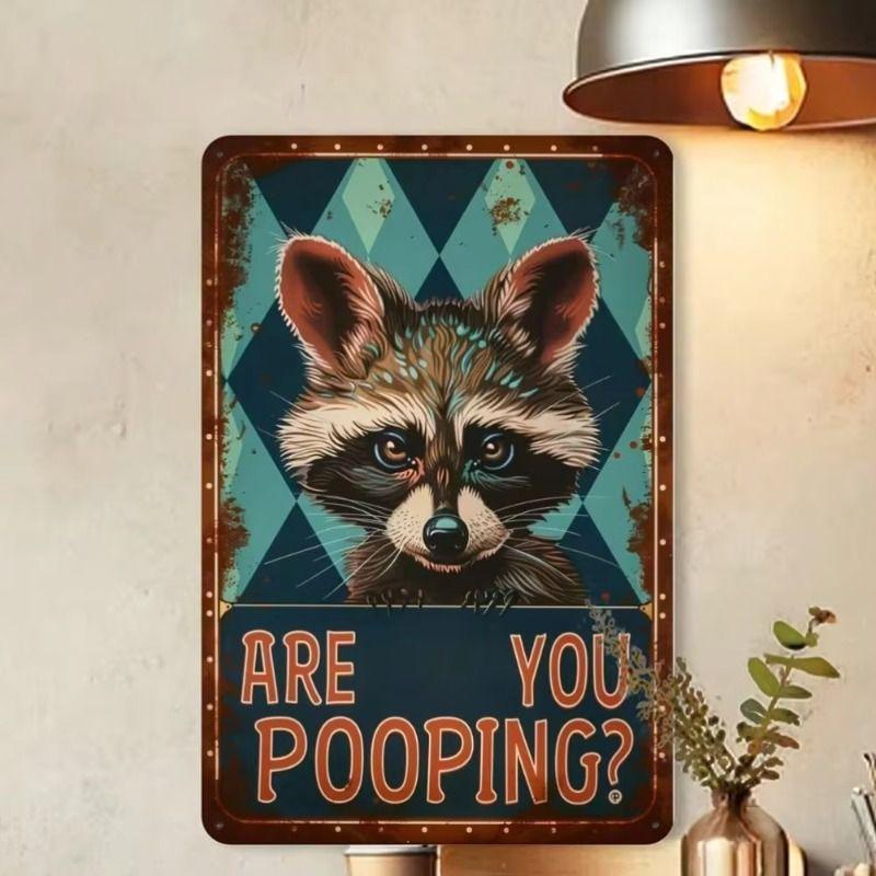 Retro Metal Tin Sign 8x12 inch Office Living Room Wall Decor