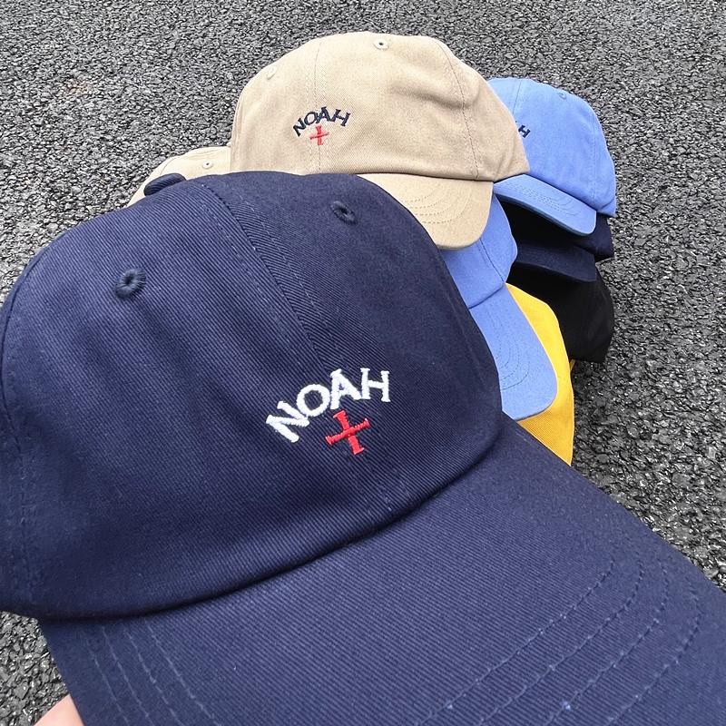NOAH OG Herren Baseballkappe mit Stickerei und Sonnenschutz - Japanische Trend-Softtop-Entenschnabelmütze für Sonnenschutz im Sommer.
