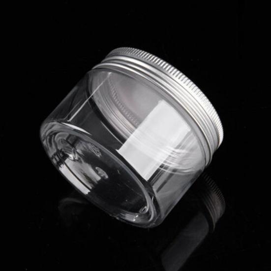 30-80ml Clear Plastic Cosmetic Cream Storage Jar Travel Empty Refillable Bottle