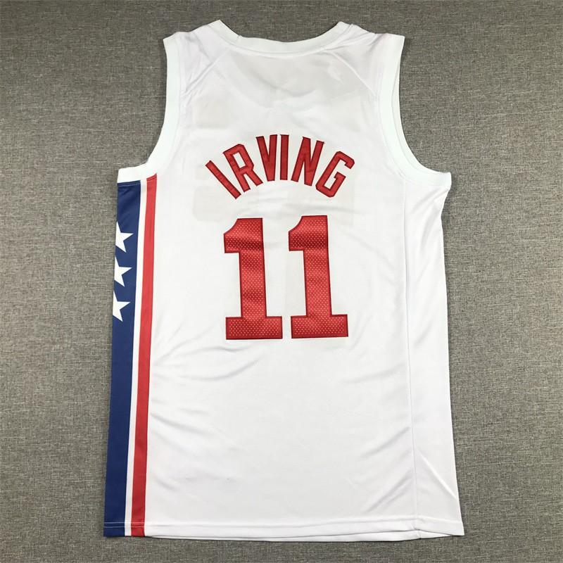 Maglia da Basket da Uomo Maglia da Allenamento Brooklyn Nets 7 Durant 11 Irving Misto Cotone Abbigliamento Sportivo Campo Allenamento