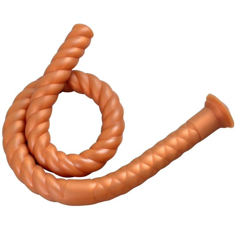 80cm Obrovské Silikonové Dildo pro Anální Pěstování Anální Kolík Chastity BDSM Realistický Penis Otrok Pegging Femdom Cuckold Sex Hračky