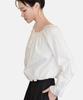 Keulleiseu Muse Shirred Balloon Blouse_Brown
