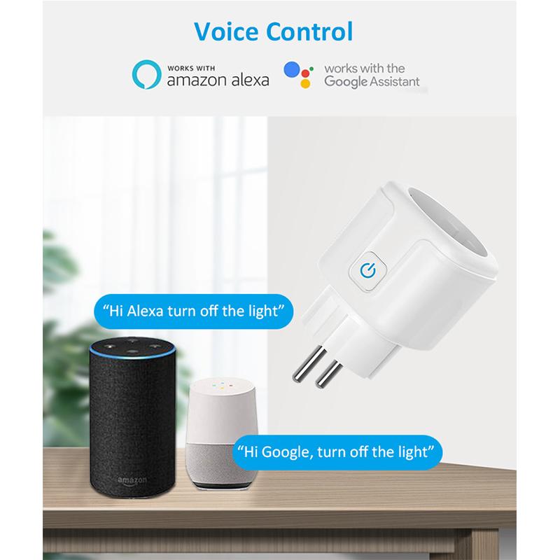 WiFi Smart Switch 16A/20A Voice Control Power Monitor Timing Wall Switch Smart Home Automation Switches Work with Apple Homekit