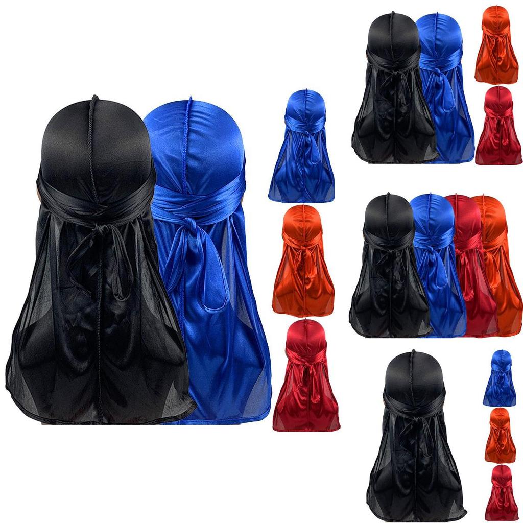 Elegant Unisex Pirate Cap Wrap Made Of Breathable Imitated Silk For Outdoor Activities