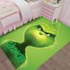 Tapis imprimé Grinch, Tapis pour chaise de bureau Salon Chambre à coucher Décoration de cuisine Cadeaux.