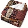 Vintage Tribal Bohemian Flannel Blanket Holiday Gifts Bedding Living Room Sofa Lazy Blanket