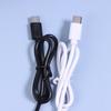 USB To Type C Switch Cable DC 5V 2A Power Supply Extension Power Wire White Black USB To Type C Button Switch Line For Lamp Fan