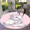 1PC Unicorn Baby Non-Slip Floor Round Carpet, Office, Family, Bedroom, Large Area Rug Indoor Rugs, Vibrant Colors-Z0481