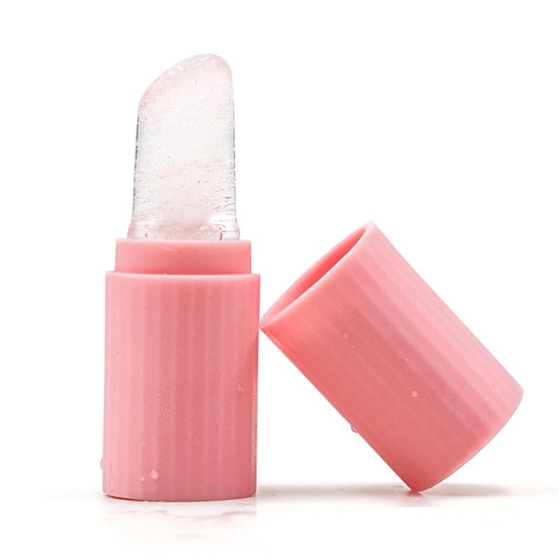 Lipstick Shape Silicone Ice Facial Roller Skin Care Beauty Lifting Contouring Tool Ice Cube Trays Ice Globe Balls Face Massager