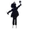 Girl Sculpture Portable Silhouette Stake Sculptures Waterproof Statue Courtyard Decoration for Patio Decor Home