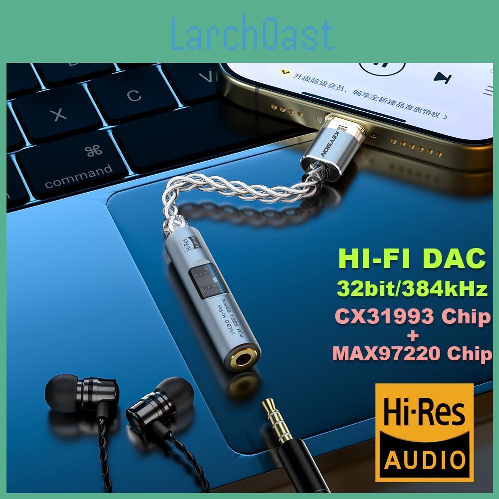 Audio Digital Cx31993 Amplifier Keysion Max97220 Dual Chip Typec To 35mm Portable Amp Hifi Audio Adapter 32bit 384khz Pcm Dac