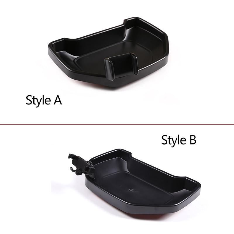 ABS Black Car Dashboard Phone Holder Storage Box Phone Holder Tray For Toyota Tundra 2014-2026 Car Accessories