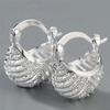 Trendy  Color Hollow Circle Hoop Earrings For Women Fashion Korean Style U Shape Earrings Wedding Engagement Party Jewelry