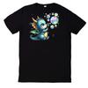 T-Shirt Cute Baby Dragon Motif Cotton