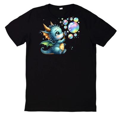 T-Shirt Niedlicher Babydrachen Motiv Baumwolle