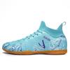 2025 graffiti color scheme boys and girls youth beef tendon sole football shoes indoor futsal football shoes