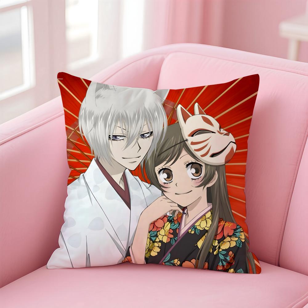 anime Kamisama Kiss Cushion Cover Comfortable Reversible Pillow Cover Ideal for Car Sofa Bedroom & Beyond