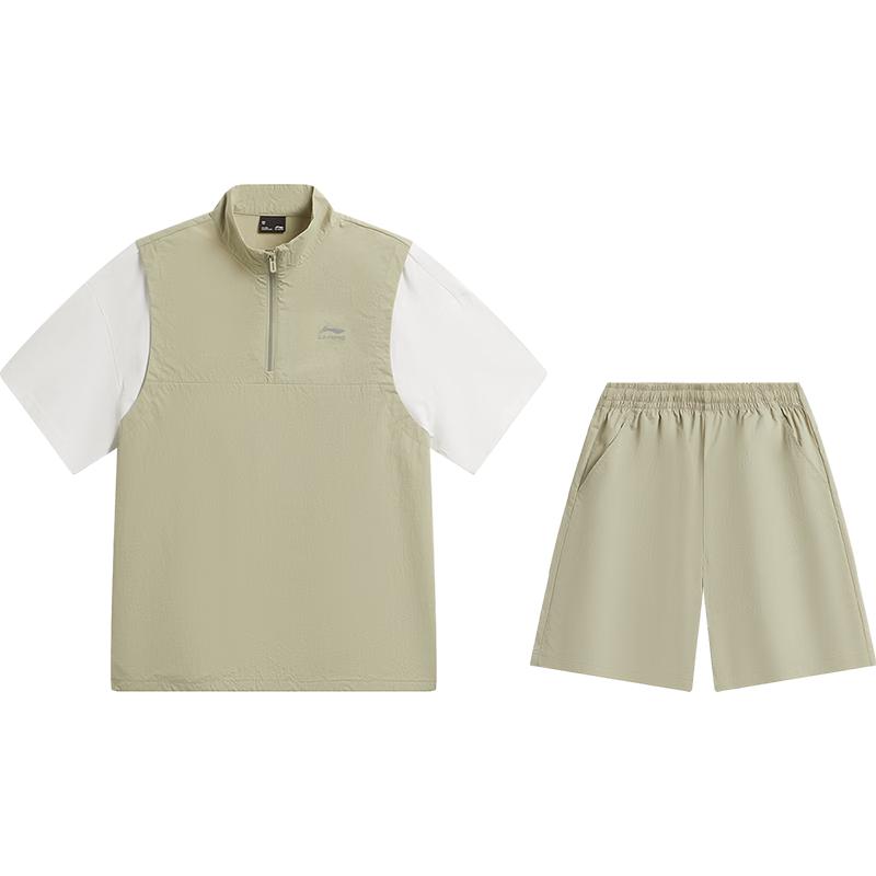 Li-Ning Kids Reflective Short Sleeve & Shorts Sport Set 170