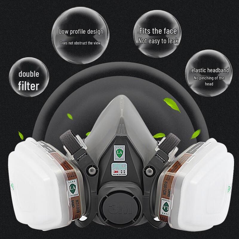 3M 6200 Respirator Kit with 6006CN Cartridges and 5N11CN Filters