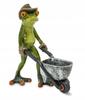 Decorative Frog Figurine Gardener Farmer As A Gift