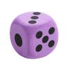 Elastic Foam Dot Dice Sponge 3.8cm Dot Dices Amusing Props Sponge Solid Dice  Boys