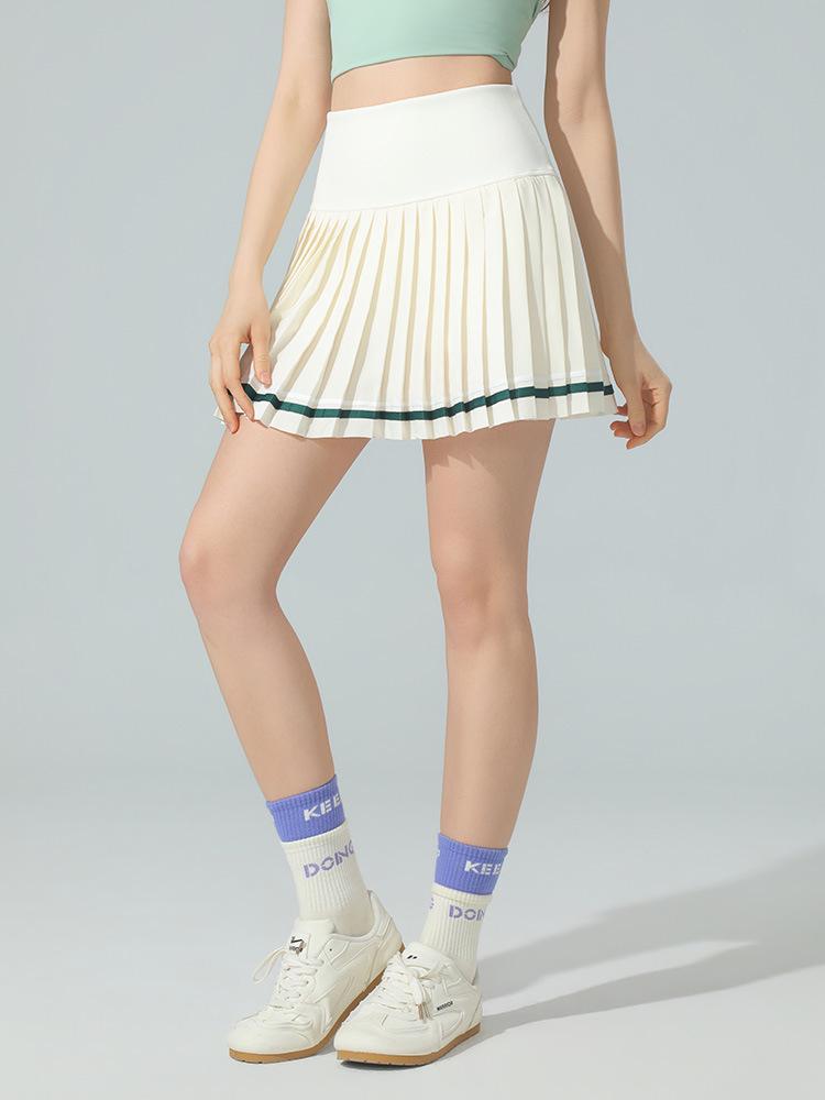 Gonna da Tennis Asciugatura Rapida Stile Accademico Francese - Traspirante, Pieghettata, Abbigliamento Casual da Fitness per Esterno