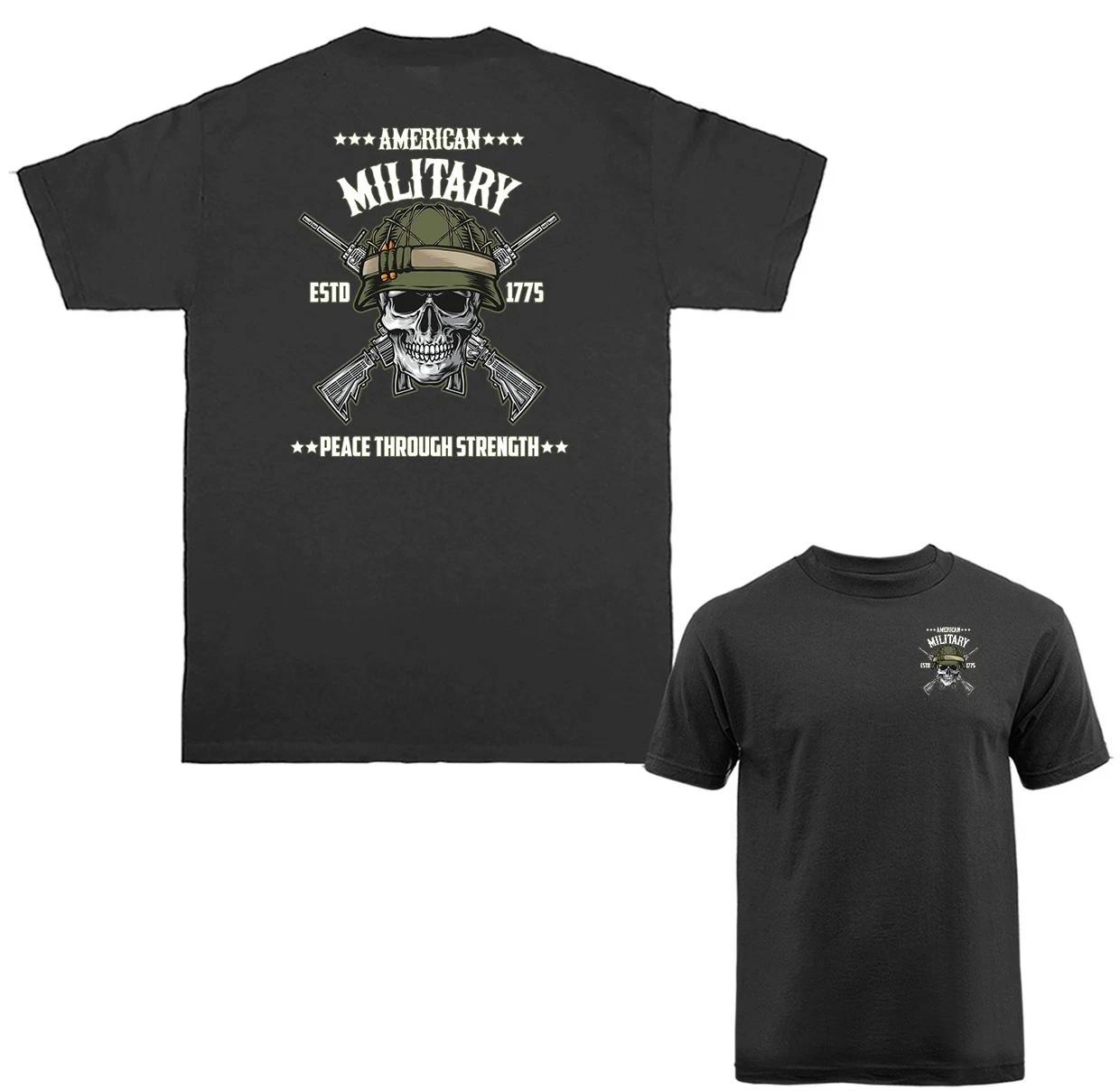 American Military Army Patriotic US Veteran T-shirt 4XL