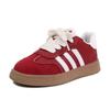Children's Board Shoes Tide Brand 2025 Spring and Autumn New Korean Version of Boys and Girls Velcro German Training Shoes Red Sports Shoes
