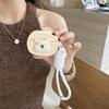 Korean Three-dimensional Bear for AirPods 1 /1 Protective Case Pro1 Wireless Bluetooth 1/1 Generation Earphone Case Hand Rope