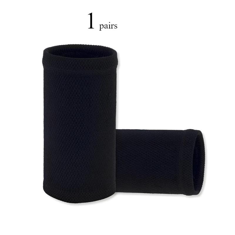 Wrist Sweatband Made By High Elastic Meterial Comfortable Pressure Protection Athletic Wristbands Armbands Sports Tennis Bands