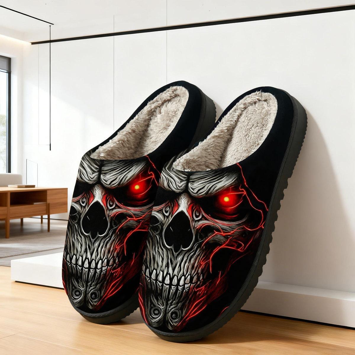 Lässige Baumwollschuhe - Niedliche Cartoon-Hausschuhe für Damen und Herren 38-39 schwarz