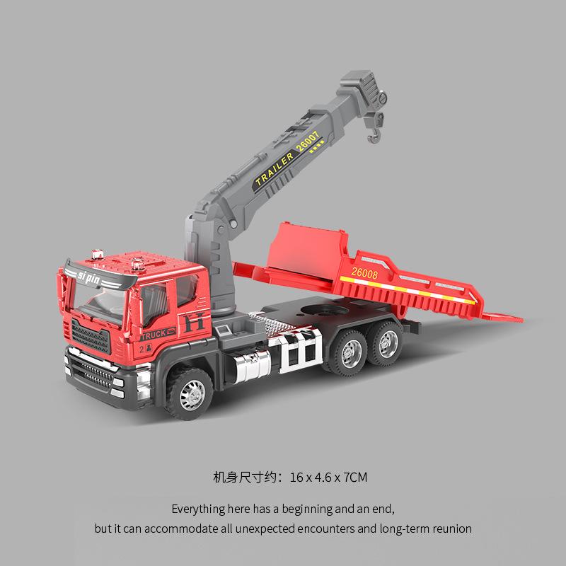 Alloy Children Ladder Fire Truck Toy Boy Large Water Tanker Sprinkler Fireman Model Engineering Car Girl