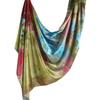 Silk Printed Scarf Wrap Shawl Ethnic Style Marble Lightweight Versatile Accessory Women