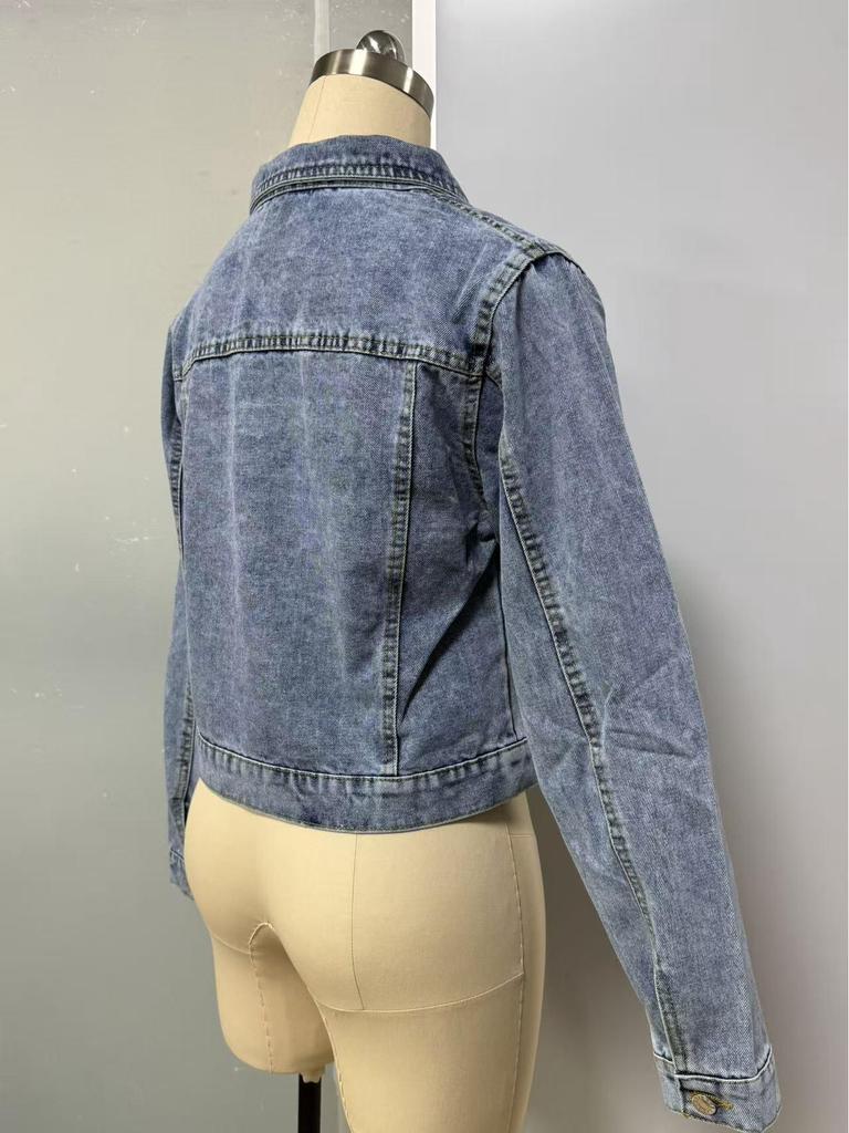 Retro Women's Short Denim Jacket