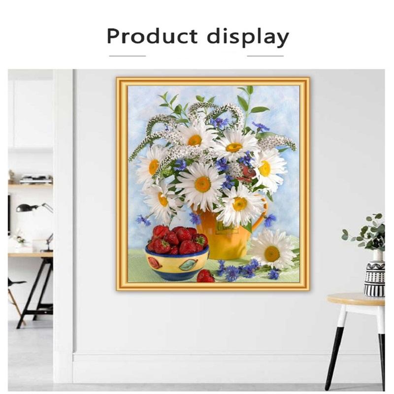 5D Round Diy Diamond Painting Cross Stitch Craft Mosaic Diamond Embroidery Mosaic Pattern Home Decor Craft Kit