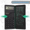 LCD Screen Scientific Calculator 1 in 1 Solar Energy Writing Tablet Calculator 11 Digits Display Stylus Pen Support