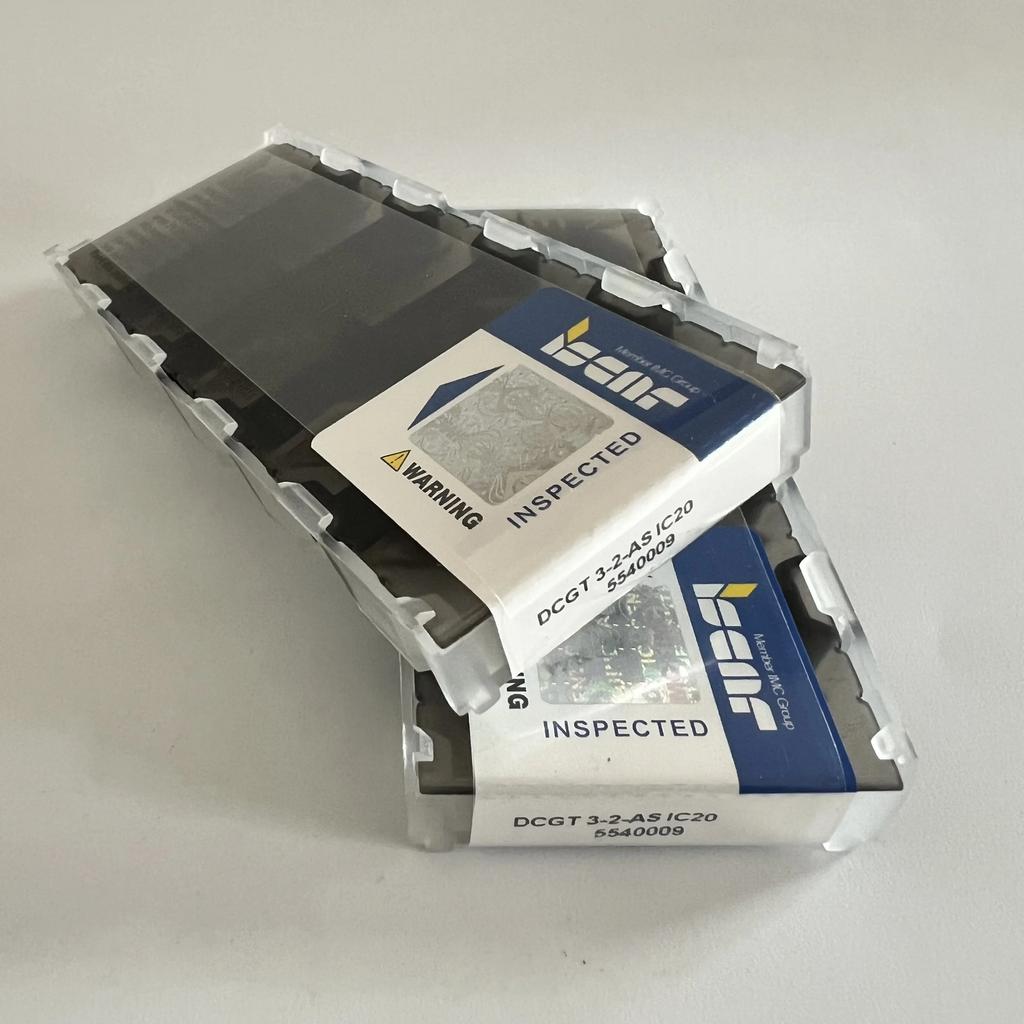 DCGT11T308-AS IC20   Industrielle Wendeschneidplatten aus Hartmetall 10 Stück